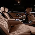 Mercedes-Benz S 680 GUARD 4MATIC (Kraftstoffverbrauch kombiniert (NEFZ): xx,x l/100 km; CO2-Emissionen kombiniert (NEFZ): xxx g/km); Exterieur: onyxschwarz metallic; Interieur: Leder Exclusiv sienabraun/schwarz // Mercedes-Benz S 680 GUARD 4MATIC (combined fuel consumption (NEDC): xx.x l/100 km; combined CO2 emissions (NEDC): xxx g/km; exterior: onyx black metallic; interior: Leather exclusive siena brown/black